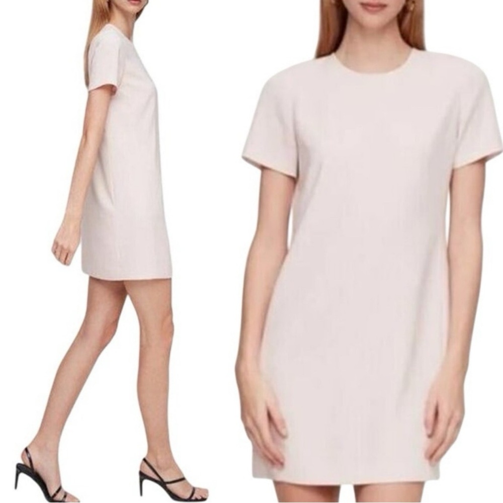 Aritzia Babaton Patricio T-Shirt Crepe Shift New Elegant Formal Party Dress Sz 4